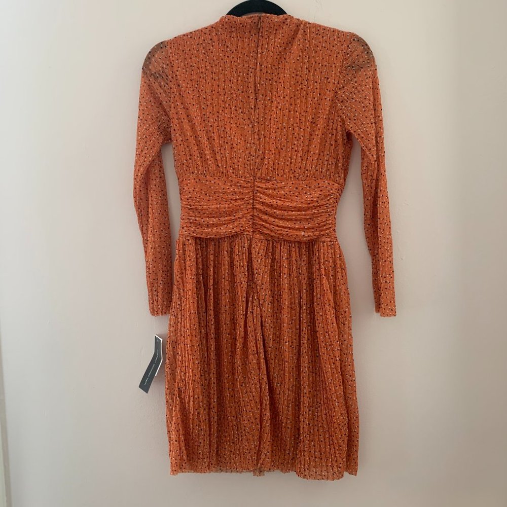 NWT French Connection Long Sleeve Printed Dress Size 4 - Picture 5 of 8